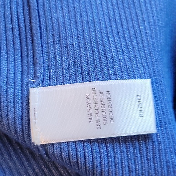 Blue Embellished Women's Top - Picture 7 of 7